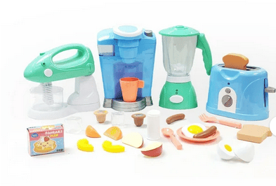 Kid Connection Electronic Kitchen Appliance Play Set, 26 Pieces, Toddler Toys