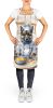 Norwegian Elkhound The Chef Apron Cooking Kitchen Server Baking Crafts Gardening for Adult Women Men, Unisex, Large, Multicolor