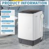 [Same Code: 77659644]Full-Automatic Washing Machine Top Load Portable Compact Laundry Washer Spin with Drain Pump