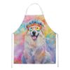 Great Pyrenees Hippie Dawg Apron Cooking Kitchen Server Baking Crafts Gardening for Adult Women Men, Unisex, Large, Multicolor