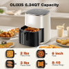 W2201P241267   6L Smart Oil-Free Steamer Air Fryer 12-in-1 Air Roast, Fry, Roast, Reheat, Dehydrate